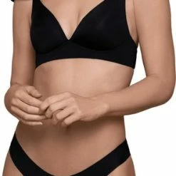 Bye Bra Schoudervullingen, BH-vullingen, Schouder-bh-vullingen, BH-accessoires, Zwart, Een Maat -Badmode Verkoop 296x840