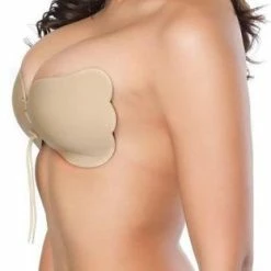 LYVION Strapless Plak BH - Met Push Up Door De Vetersluiting - Lingerie - Beige - Plakbeha A 12 LYVION Strapless Plak BH - Met Push Up Door De Vetersluiting - Lingerie - Beige - Plakbeha A -Badmode Verkoop 311x840