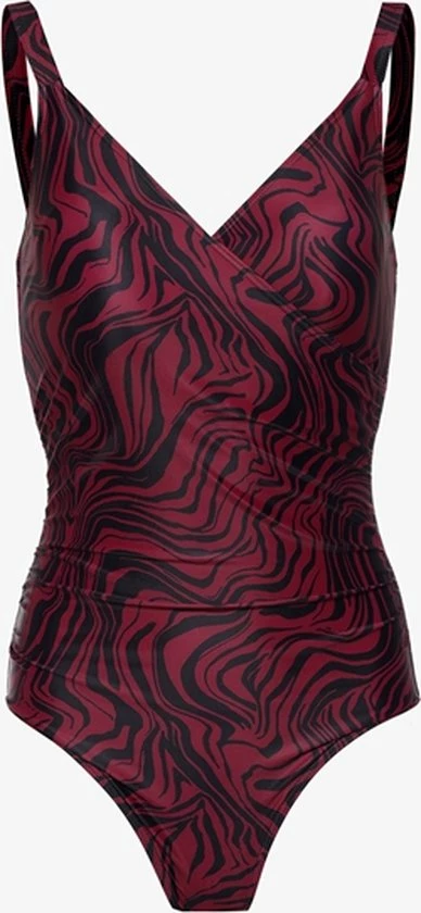 Osaga Dames Badpak Met Print - Rood - Maat XXL 3 Osaga Dames Badpak Met Print - Rood - Maat XXL