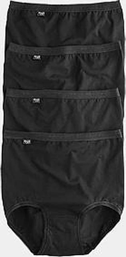 Sloggi Basic+ Dames Maxi Slip - 4-pack - Zwart - Maat 46 26 Sloggi Basic+ Dames Maxi Slip - 4-pack - Zwart - Maat 46 - Afbeelding 24