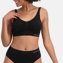 Bamboo Basics - Seamless Full Briefs Belle (3-pack) Dames - Zwart - XL -Badmode Verkoop 437x840 1