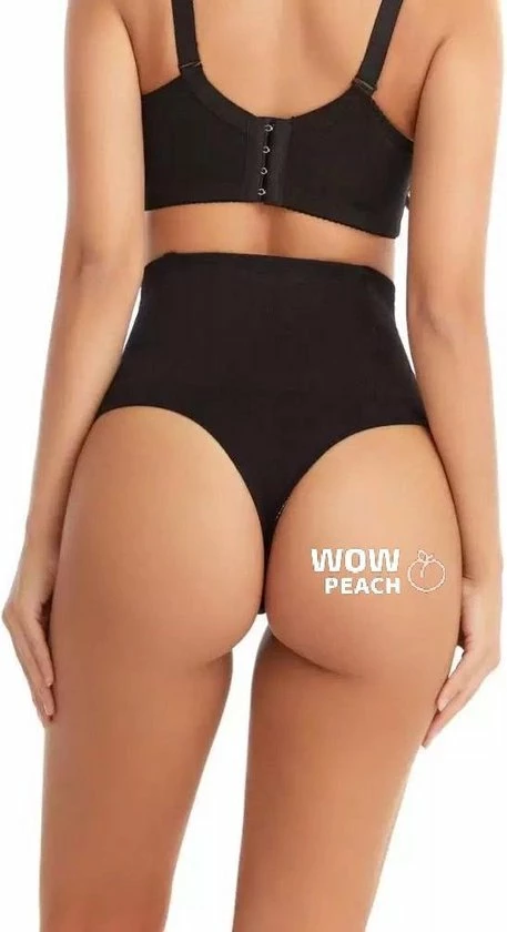 Wow Peach String Shaper Zwart Maat M | Thong Shaper | Corrigerend String |Onzichtbare String | String Met Hoge Taille |Shape Wear |High Waist String |Dames |Correctie Ondergoed|Naadloos String |seamless Thong |Afslank 3 Wow Peach String Shaper Zwart Maat M | Thong Shaper | Corrigerend String |Onzichtbare String | String Met Hoge Taille |Shape Wear |High Waist String |Dames |Correctie Ondergoed|Naadloos String |seamless Thong |Afslank
