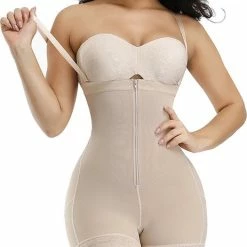 Chibaa - Slimming Bodysuit Met Opening Voor Toiletbezoek - Nude - Maat: M/L - Body Shaper - Shapewear - Corrigerende Body - Butt Lift - Afslank -Badmode Verkoop 463x840 3