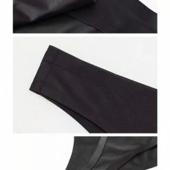 Merkloos Naadloos Ondergoed - 3 Stuks/verpakking - Gratis Vervoer- Spoorloze Strings - Seamless Lingerie - Sexy String - Tweede Huid Bikini -Zwart String - Maat XXL -Badmode Verkoop 475x840 3