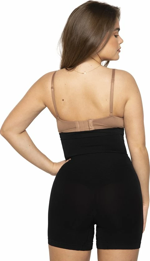 Wondermom Postpartum Belly Binder Shorts- Shapewear - Sluitlaken - Buikband - Zwart - Maat M 5 Wondermom Postpartum Belly Binder Shorts- Shapewear - Sluitlaken - Buikband - Zwart - Maat M - Afbeelding 3