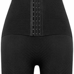 Merkloos Afslankende Shorty - Postpartum - Maat S - Afslanken - Slim Wear - Corrigerend Ondergoed - Waist Trainer - Buik Billen Dijen - Post Partum - Corrigerende Cycling Short - Zwart - Tik Tok - Waist Power -Badmode Verkoop 484x840 1