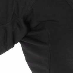 ConfidenceForAll® Dames Premium Anti Zweet Shirt Met Ingenaaide Okselpads - Zijdezacht Modal En Verkoelend Katoen - Maat M Zwart Lange Mouw -Badmode Verkoop 494x840