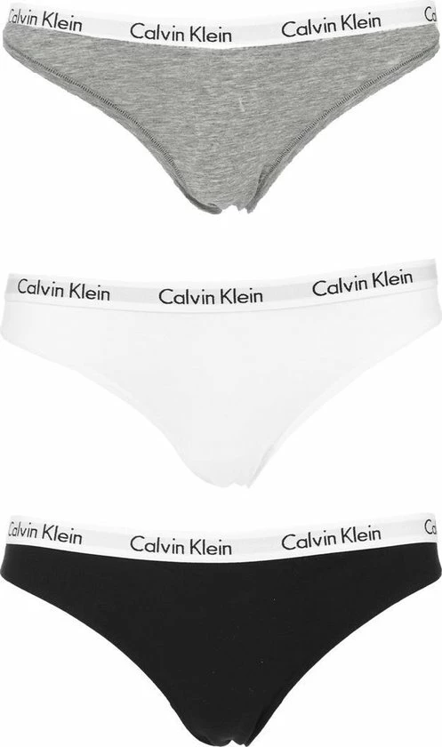 Calvin Klein Dames Slips (3-pack) - Zwart, Wit, Grijs - Maat S 11 Calvin Klein Dames Slips (3-pack) - Zwart, Wit, Grijs - Maat S - Afbeelding 9