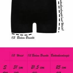Marly MOON'S Dames Boxershorts - Katoen - Ondergoed Dames - XL - Zwart - 1 Stuk -Badmode Verkoop 505x840
