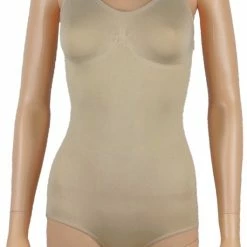 Merkloos Corrigerende Dames Body Met Verstelbare Bandjes Huid - Maat S/M