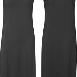 GAUBERT Onderjurk - Zwart - Maat L/XL - Lang (Lengte 116CM)