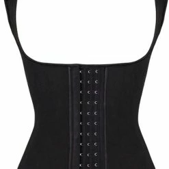 Merkloos 100% Latex Corset Maat L - Dames Korset Met Band - Korset Corrigerend - Korset Buik - Korset Vrouwen Afvallen - Corset Dames - Corset Dames Afslanken - Shapewear - Bodyshaper - Shapewear Dames - Shapewear Buik Dames - Shapewear Body