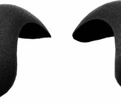 Bye Bra Schoudervullingen, BH-vullingen, Schouder-bh-vullingen, BH-accessoires, Zwart, Een Maat