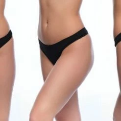 Merkloos 5 Stuks Katoenen Dames Strings - Zwart - Maat L 44/46 -Badmode Verkoop 550x275 2