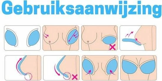 KELERINO. Plak BH Push Up - Onzichtbaar, Herbruikbaar En Liftend Beige - Cup B Multipack Plakbeha B 8 KELERINO. Plak BH Push Up - Onzichtbaar, Herbruikbaar En Liftend Beige - Cup B Multipack Plakbeha B - Afbeelding 6