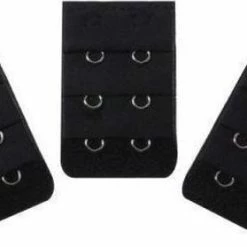 Merkloos 3 Bh Verlengstukken (2 Haaks Zwart) -Badmode Verkoop 550x279 2