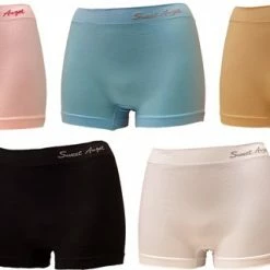 Sweet Angel Hoge Dames Boxershorts Maat L/XL 5 Pack Assorti Kleuren