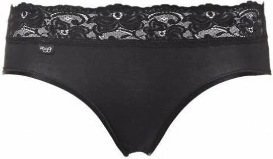 Sloggi Romance Dames Midi Slip Met Kant - Zwart - Maat 40 15 Sloggi Romance Dames Midi Slip Met Kant - Zwart - Maat 40 - Afbeelding 13