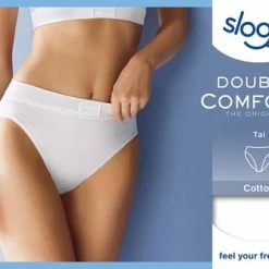 Sloggi Double Comfort Dames Tai Comfort Slip - Zwart - Maat 44 -Badmode Verkoop 550x333 2