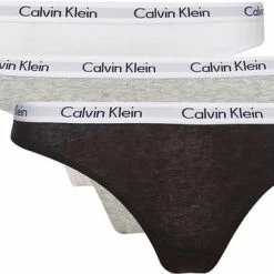 Calvin Klein Dames Slips (3-pack) - Zwart, Wit, Grijs - Maat S 22 Calvin Klein Dames Slips (3-pack) - Zwart, Wit, Grijs - Maat S -Badmode Verkoop 550x334 3