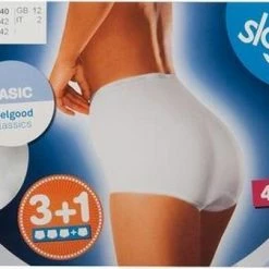 Sloggi Basic+ Dames Maxi Slip - 4-pack - Wit - Maat 50 47 Sloggi Basic+ Dames Maxi Slip - 4-pack - Wit - Maat 50 -Badmode Verkoop 550x337 17
