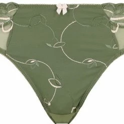 Hunkemöller Dames Lingerie Slip Diva - Groen - Maat L