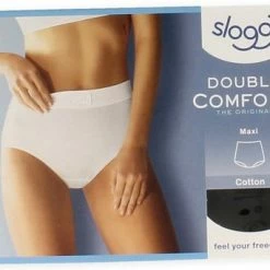 Sloggi Double Comfort Dames Maxi Comfort Slip - Zwart - Maat 48 -Badmode Verkoop 550x342