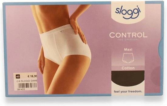 Sloggi Control Dames Maxi Verstevigende Slip - Zwart - Maat 46 14 Sloggi Control Dames Maxi Verstevigende Slip - Zwart - Maat 46 - Afbeelding 12
