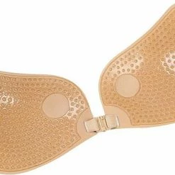 Phannie Strapless Push Up Plak BH Met Clipsluiting - Cup D - Zelfklevend & Herbruikbaar - Nude -Badmode Verkoop 550x353 6