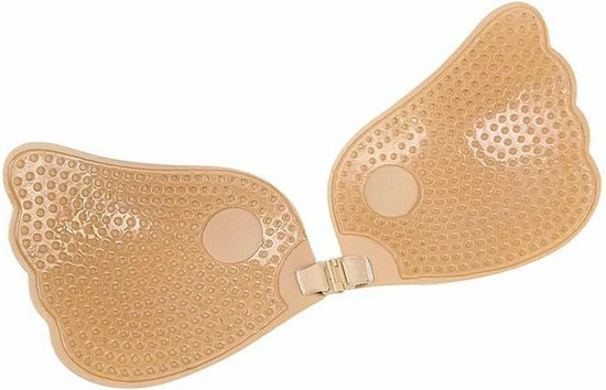 Phannie Strapless Plak BH Push Up Met Clipsluiting - Cup C - Zelfklevend & Herbruikbaar - Nude 4 Phannie Strapless Plak BH Push Up Met Clipsluiting - Cup C - Zelfklevend & Herbruikbaar - Nude - Afbeelding 2
