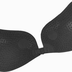 Phannie Strapless Plak BH Push Up Met Clipsluiting - Cup B - Zelfklevend & Herbruikbaar - Zwart -Badmode Verkoop 550x355 2