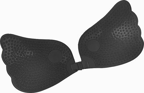 Phannie Strapless Plak BH Push Up Met Clipsluiting - Cup D - Zelfklevend & Herbruikbaar - Zwart 6 Phannie Strapless Plak BH Push Up Met Clipsluiting - Cup D - Zelfklevend & Herbruikbaar - Zwart - Afbeelding 4