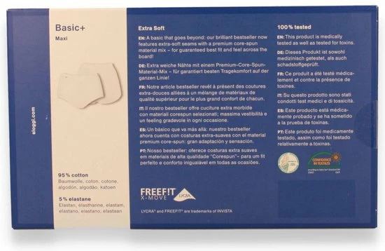 Sloggi Basic+ Dames Maxi Slip - 4-pack - Zwart - Maat 48 26 Sloggi Basic+ Dames Maxi Slip - 4-pack - Zwart - Maat 48 - Afbeelding 24