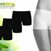 Bamboo Essentials - Naadloos Ondergoed Dames - Bamboe - 3 Stuks - Hipster Dames - Zwart - M - Boxershort Dames - Lingerie - Onderbroeken Dames - Dames Slips -Sloggi Ondergoed Dames