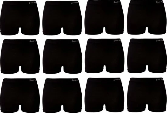 Sweet Angel 12pack Hoge Zwarte Dames Boxers One Size 3 Sweet Angel 12pack Hoge Zwarte Dames Boxers One Size