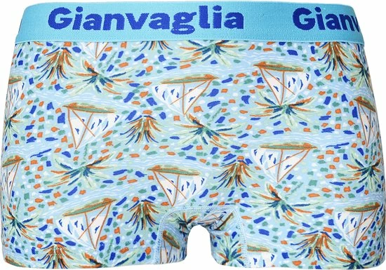 Gianvaglia Dames Onderbroek Katoen - Boxershort 5-pack - Korte Pijp - Maat XL 4 Gianvaglia Dames Onderbroek Katoen - Boxershort 5-pack - Korte Pijp - Maat XL - Afbeelding 2