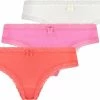 Hunkemöller Dames Lingerie 3-pack Slips - Rood - Maat M -Badmode Verkoop 550x396 3