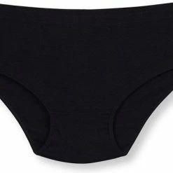 Marly MOON'S Hoge Taille Ribana - 100% Katoen - Ondergoed Dames Slips - XXL - Zwart - 1 Stuk