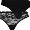 Hunkemöller Lingerie Dames 2-pack Strings Angie - Zwart - Maat S -Badmode Verkoop 550x406 2