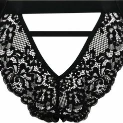 Hunkemöller Dames Lingerie Brazilian Met Open Kruis Talia - Zwart - Maat S -Badmode Verkoop 550x408 8