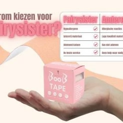 Merkloos Fairy Sister Boob Tape - Boobtape - Fashion Tape - BH Tape - Plak BH - 5 Meter - Beige -Badmode Verkoop 550x409 8