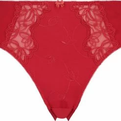 Hunkemöller Dames Lingerie Hoge Slip Diva - Rood - Maat M