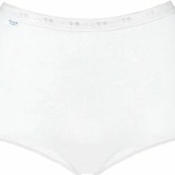 Sloggi Basic+ Dames Maxi Slip - 4-pack - Wit - Maat 46 -Badmode Verkoop 550x414 6