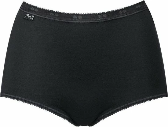 Sloggi Basic+ Dames Maxi Slip - 4-pack - Zwart - Maat 46 17 Sloggi Basic+ Dames Maxi Slip - 4-pack - Zwart - Maat 46 - Afbeelding 15