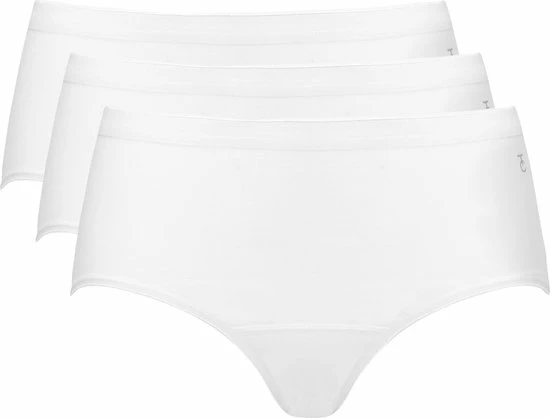 Ten Cate Midi 3Pack Basic Wit - Maat L 6 Ten Cate Midi 3Pack Basic Wit - Maat L - Afbeelding 4