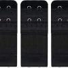 Trendfield BH Verlengstuk 2 Haakjes - 3Pack- Zwart