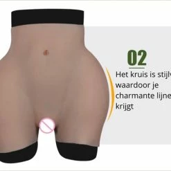 Merkloos BeBetter Nep Billen | Butt Lifter - Siliconen Heupen - Billen - Perfecte Heupen - Met Vagina- Realistisch -Badmode Verkoop 550x427
