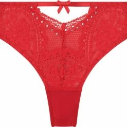 Hunkemöller Dames Lingerie Brazilian Oceana - Rood - Maat S