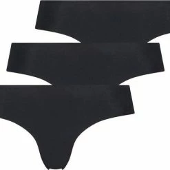 Hunkemöller Brazilian Onderbroek 3-pack Invisible Brasilian - Zwart - Maat M