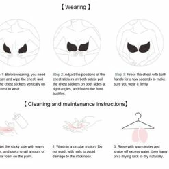 Merkloos Plak BH /Onzichtbare Push Up Bh Zelfklevende / Beha Backless Strapless / Gel Sticky Solid -Cup-A /Skin Beige -Topkwaliteit -Badmode Verkoop 550x432 13